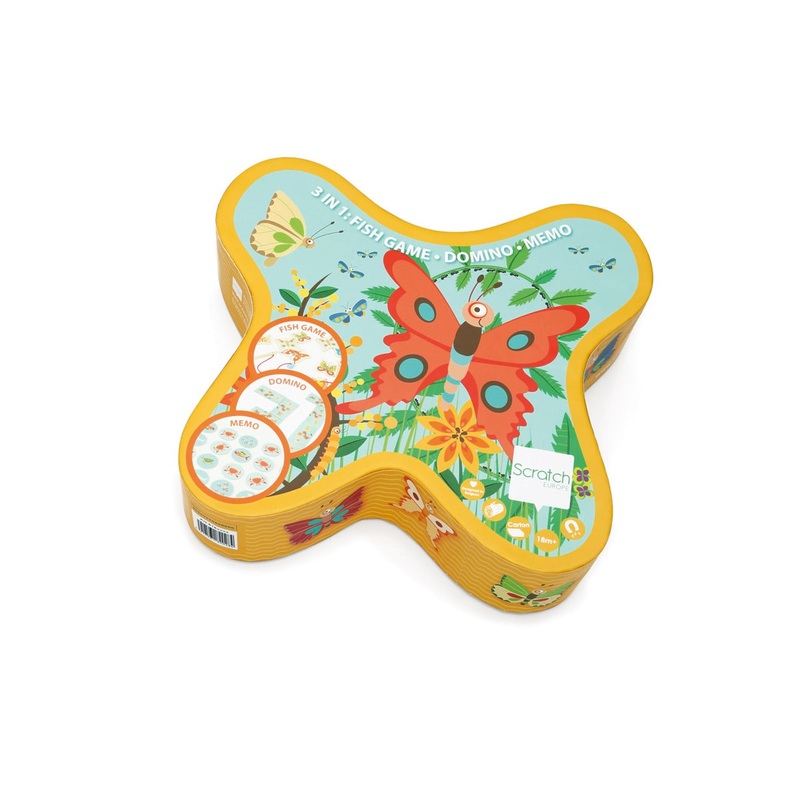 Scratch Game 3-in-1 Butterfly Game