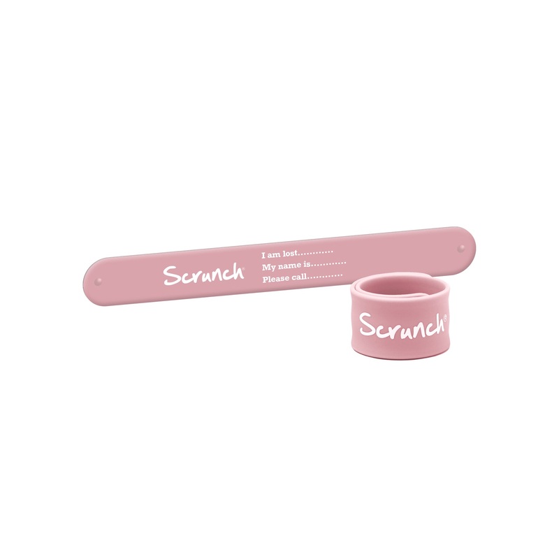 Scrunch Identity Wristband -  Dusky Rose