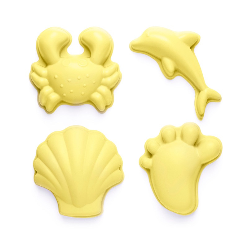 Scrunch Sand Moulds Footprint Set - Lemon