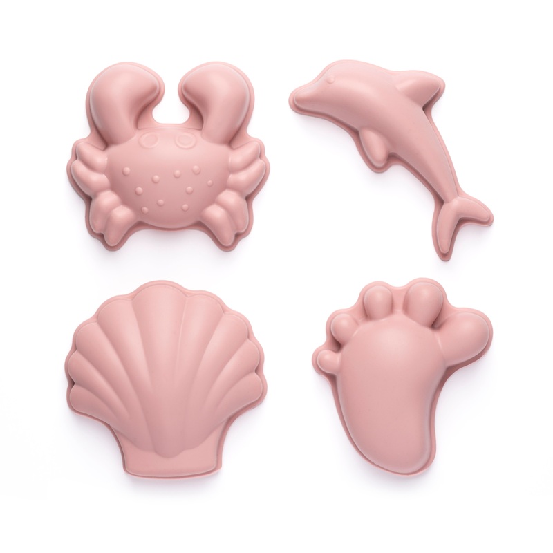 Scrunch Sand Moulds Footprint Set - Old Rose