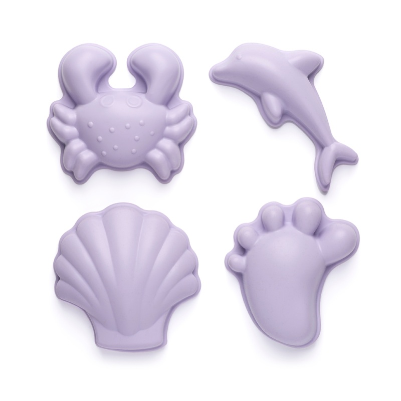 Scrunch Sand Moulds Footprint Set - Pale Lavender