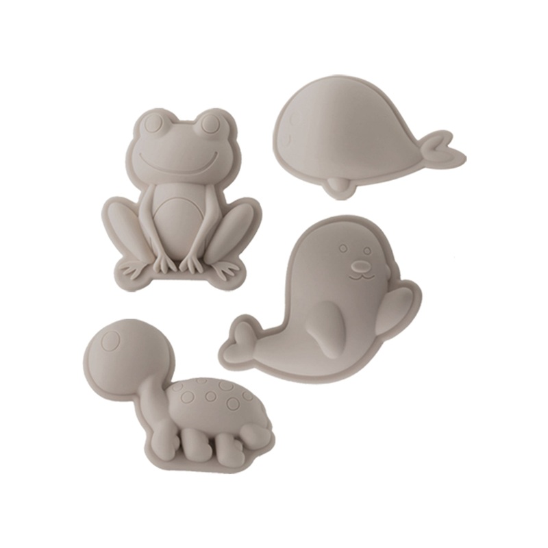 Scrunch Sand Moulds Frog Set - Mushroom