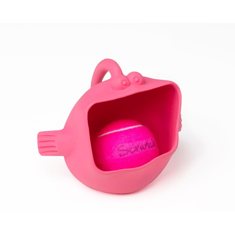 Scrunch Scoopball Game - Flamingo Pink