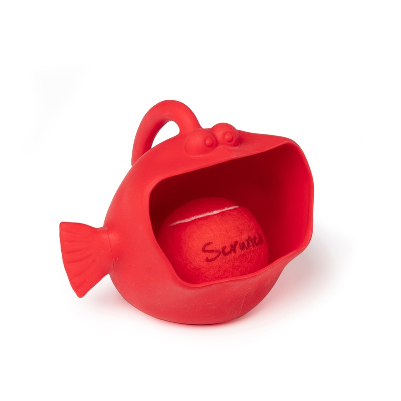 Scrunch Scoopball Game - Strawberry Red