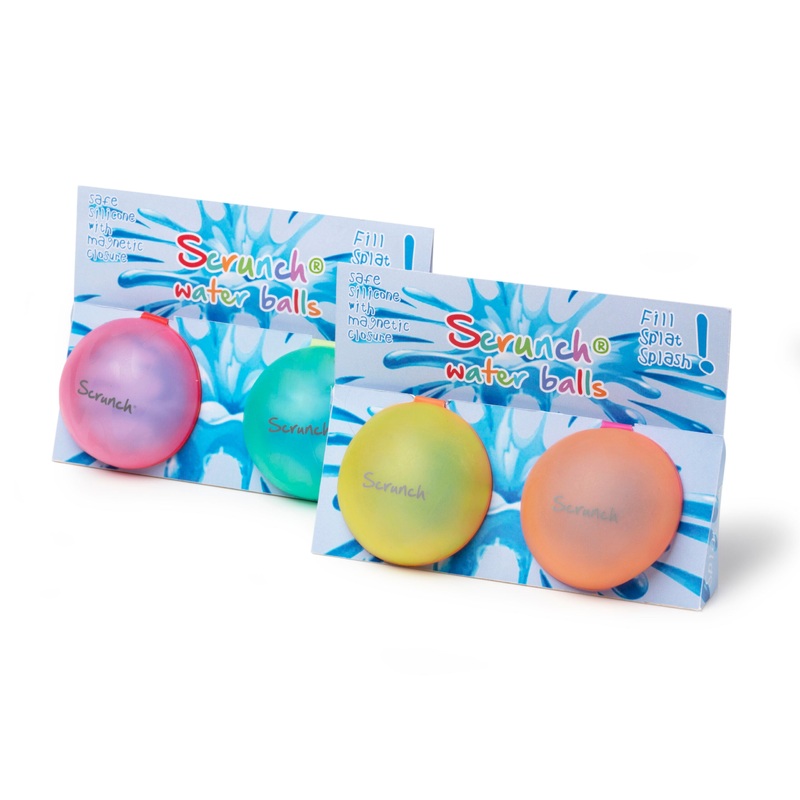 Scrunch Splash Balls - Green / Pink