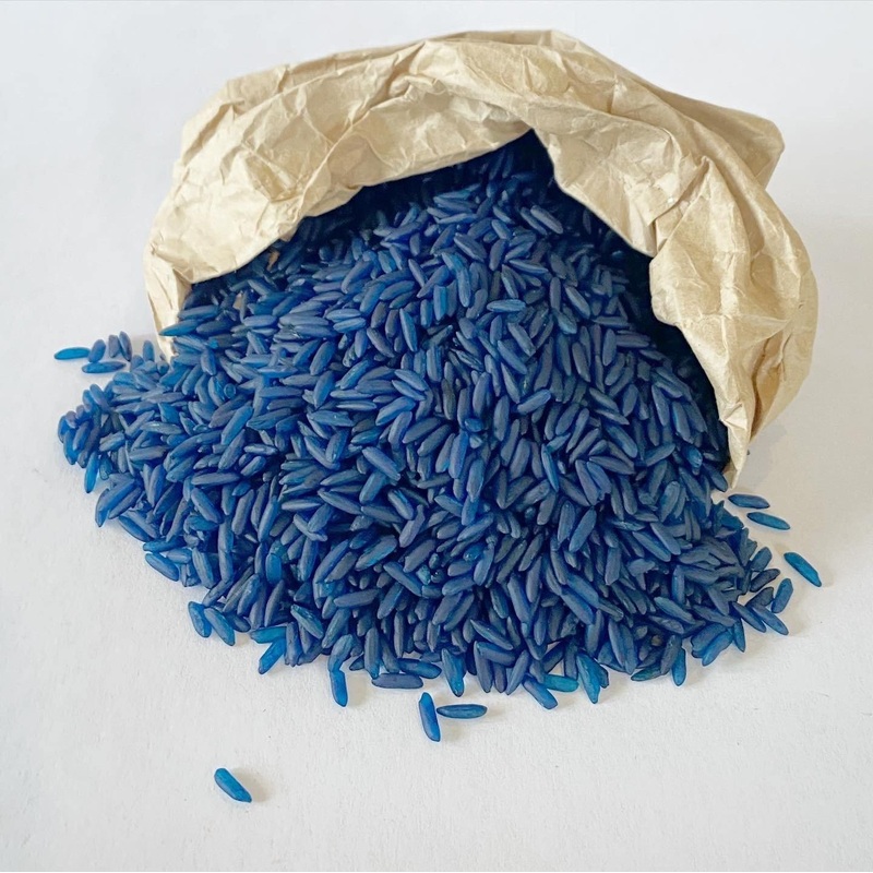Sensory Scented Rice 175g - Navy Blue