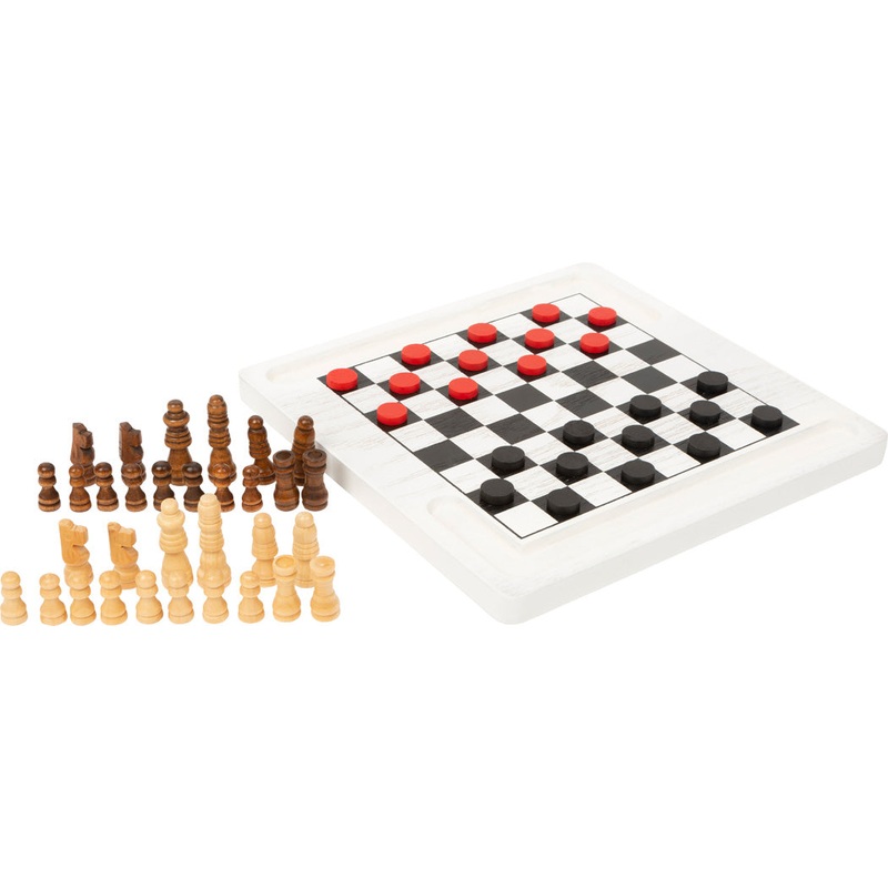 Small Foot Chess and Draughts Board Game