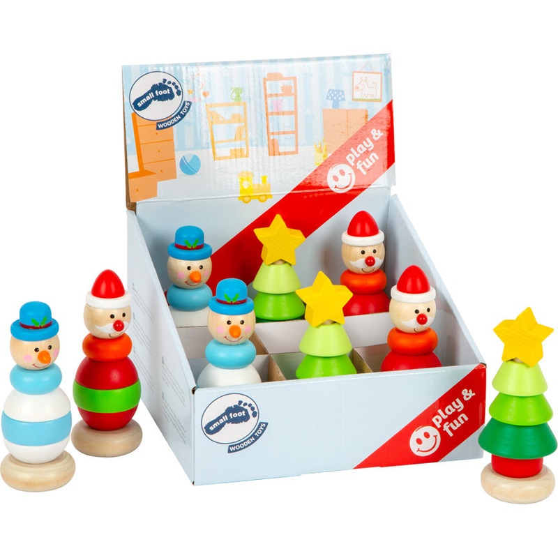 Small Foot Christmas Stacking Figurines