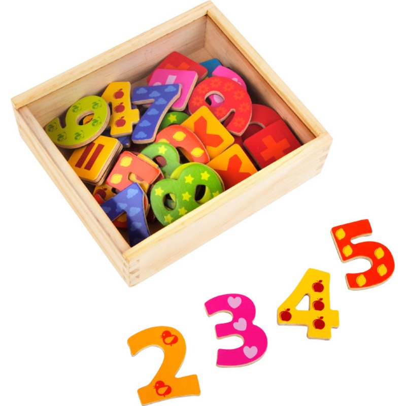 Small Foot Colourful Magnetic Numbers