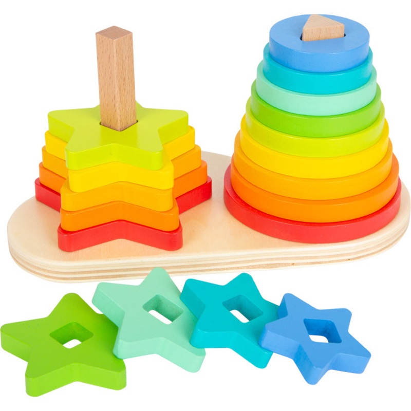 Small Foot  Rainbow Shape-Fitting Game