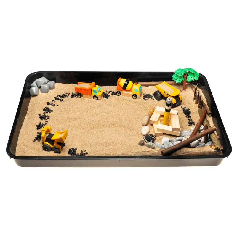 Rainbow Eco Play Construction  Small World Play Multicoloured Sand 1kg