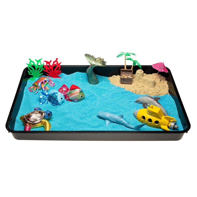 Rainbow Eco Play Ocean  Small World Play Multicoloured Sand 1kg