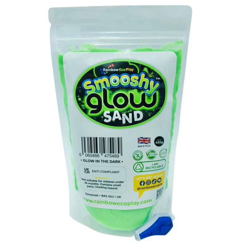 Rainbow Eco Play Smooshy Glow Magic Sand  485g
