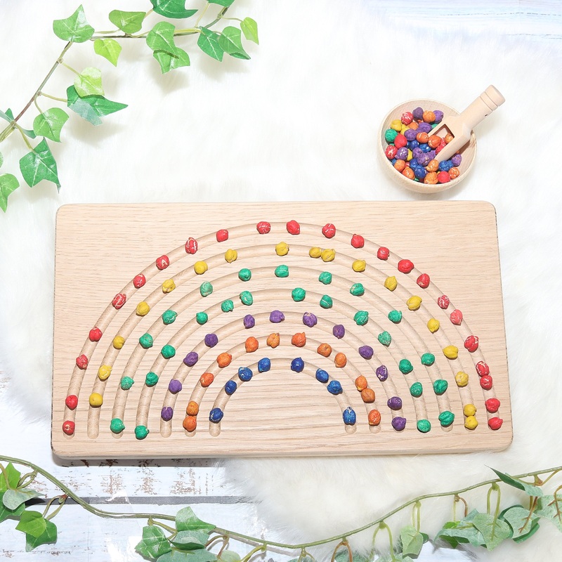 Rainbow Oak Sensory Board plus Bundle Option