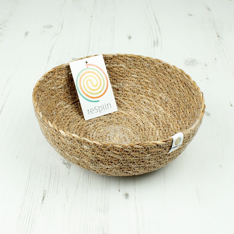ReSpiin Seagrass Bowl Medium Natural