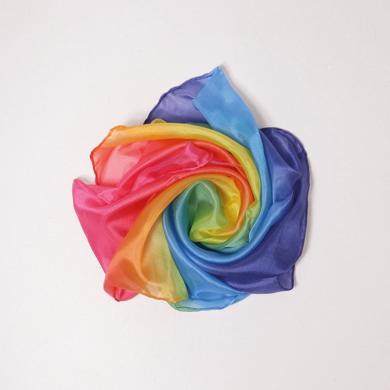 Sarahs Silk Mini Playsilk Rainbow