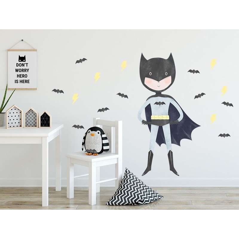 Pastelowelove Superhero Wall Stickers