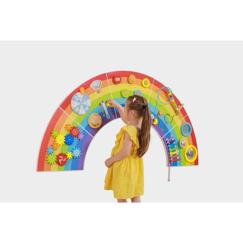 Rainbow Activity Wall Panel - FREE POSTAGE