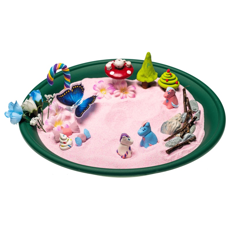 Rainbow Eco Play  Fairyland  Small World Play Multicoloured Sand 1kg