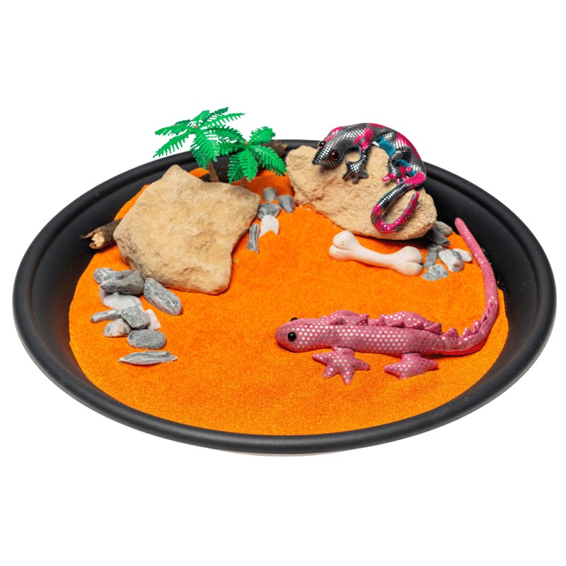 Rainbow Eco Play  Fire  Small World Play Multicoloured Sand 1kg