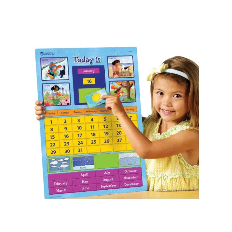 Learning Resources Magnetic Display Learning Calendar