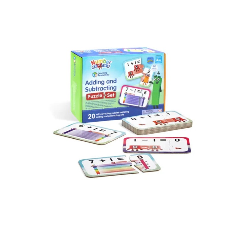 Learning Resources Numberblocks Adding and Subtracting Puzzle Set