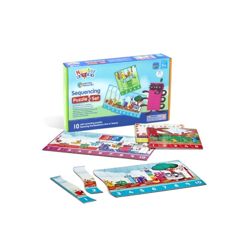 Learning Resources Numberblocks Sequencing Puzzle Set