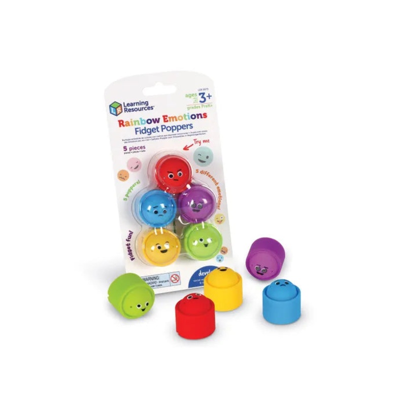 Learning Resources Rainbow Emotion Fidget Poppers