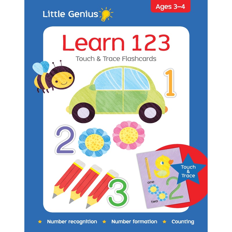 Little Genius Touch & Trace 123 Flashcards