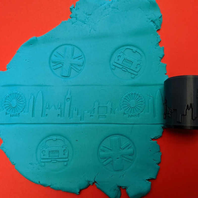 London Skyline Mini Dough Roller