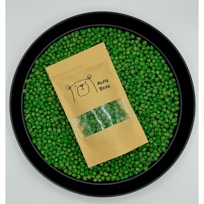 Alfie Bear Green Sensory Peas- 250g