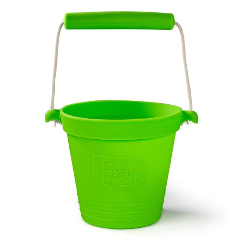 Bigjigs Activity Bucket Meadow Green