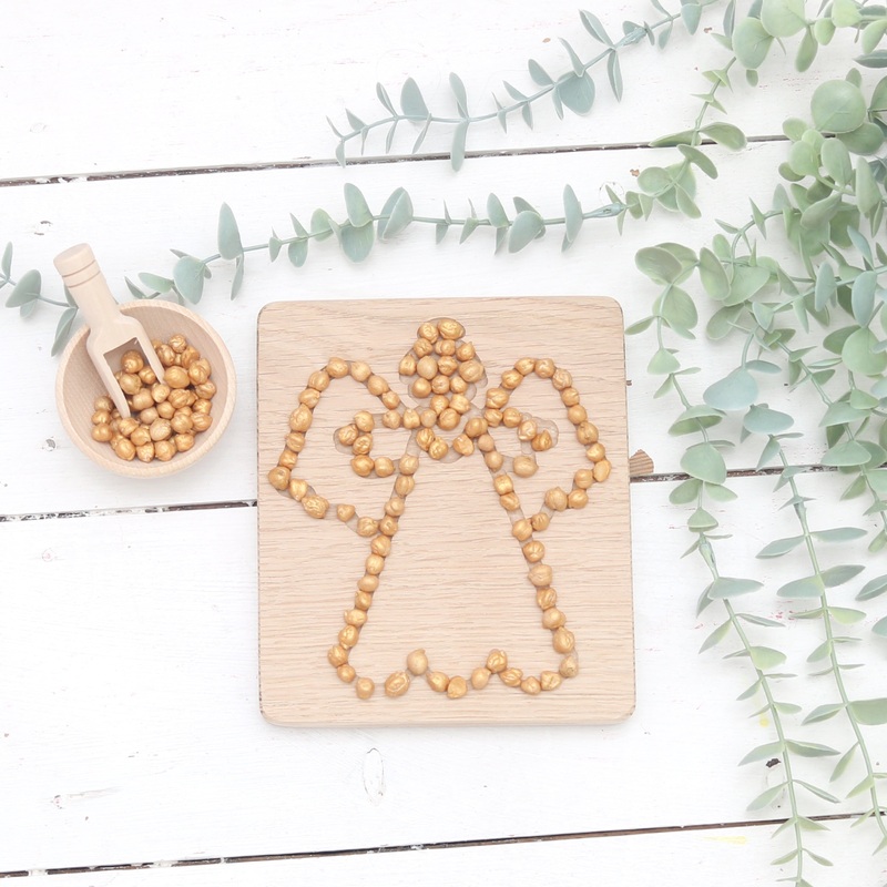 *EXCLUSIVE DESIGN* Christmas Angel Oak Sensory Board