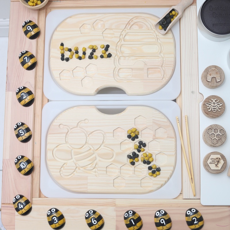 *EXCLUSIVE* Flisat Small Inserts - Bee plus Bundle Option - Beech