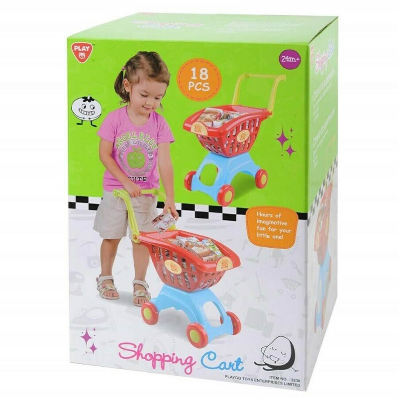 Chariot de magasinage et accessoires (18pcs)