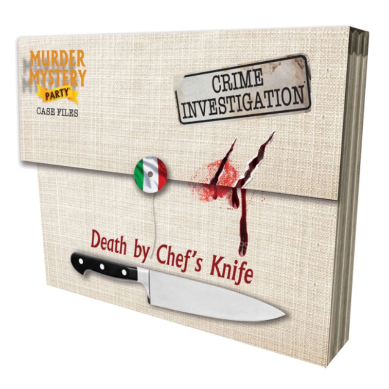 Meurtre Mystery Death By Chef's Knife Board Game