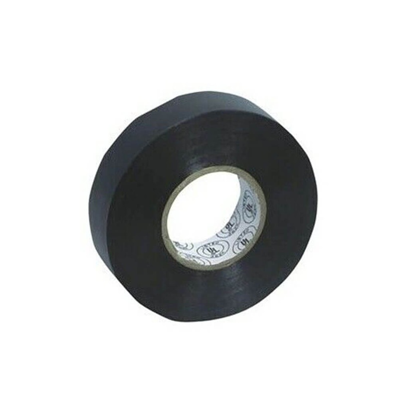 PVC Ruban d'isolation auto-extincteur noir (20m)